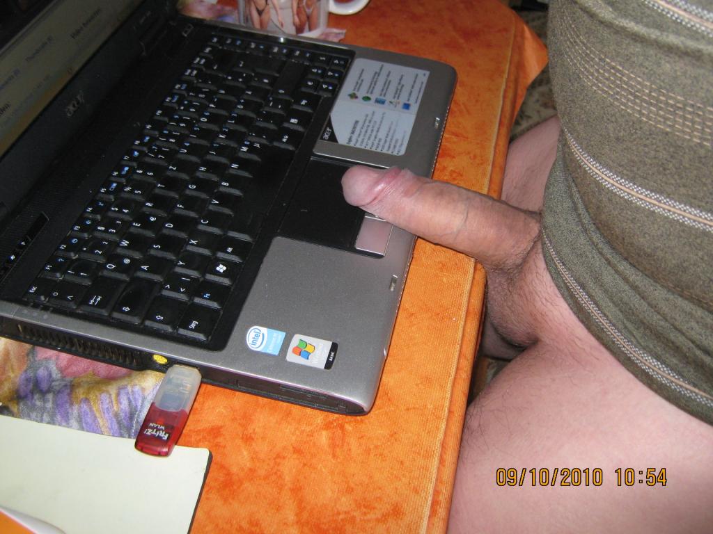 Geil am Laptop