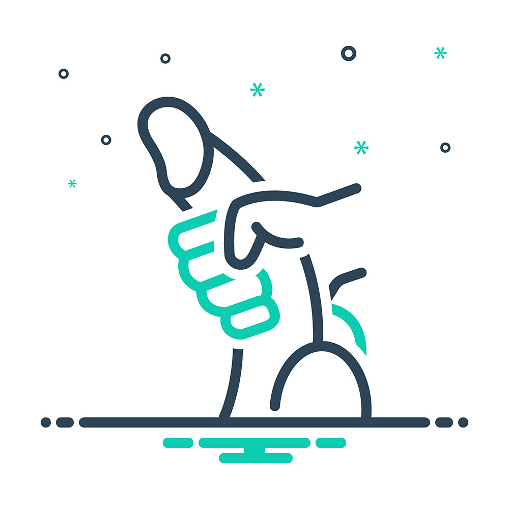 Illustration und Icon einer Lingam-Massage - WEBTECHOPS