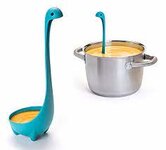 Nessie Schöpflöffel - Loch Ness Monster Suppenlöffel (Blau) : Amazon.de:  Küche, Haushalt & Wohnen